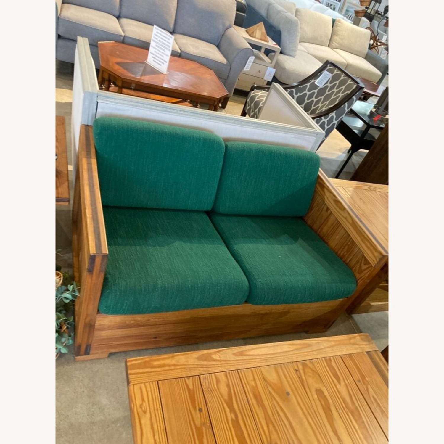 This End Up Classic Pine Two Seat Loveseat  - image-3