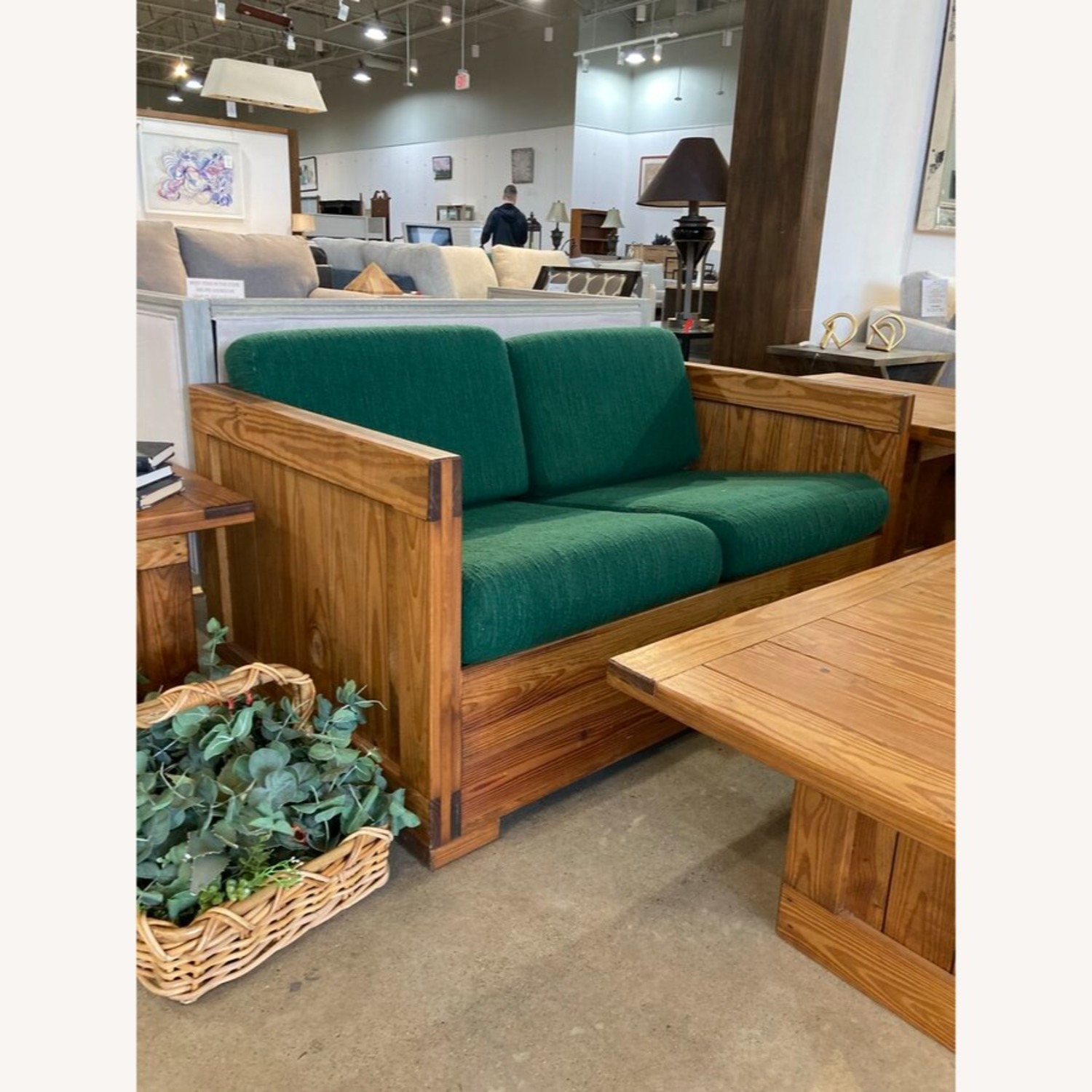 This End Up Classic Pine Two Seat Loveseat  - image-2