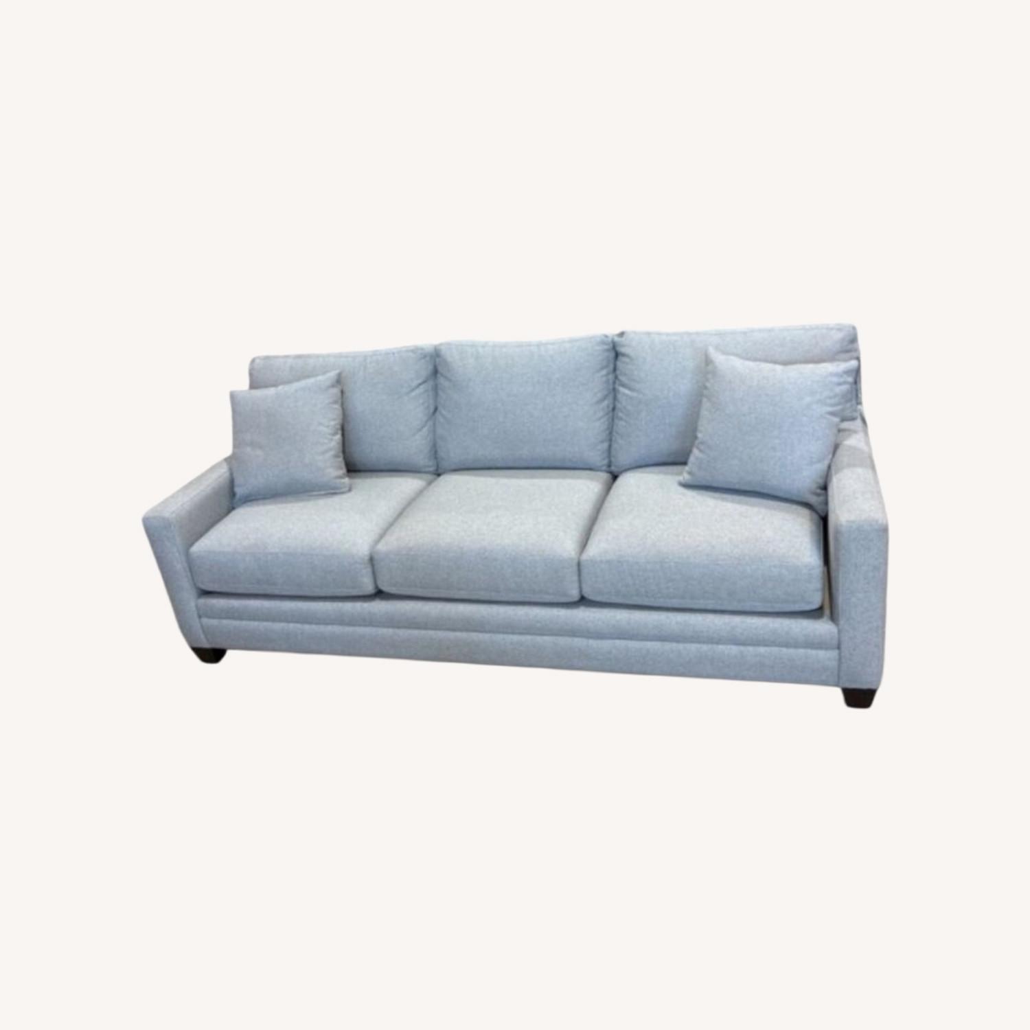 Bassett Carolina Fixed Back Cushion Sofa - image-0