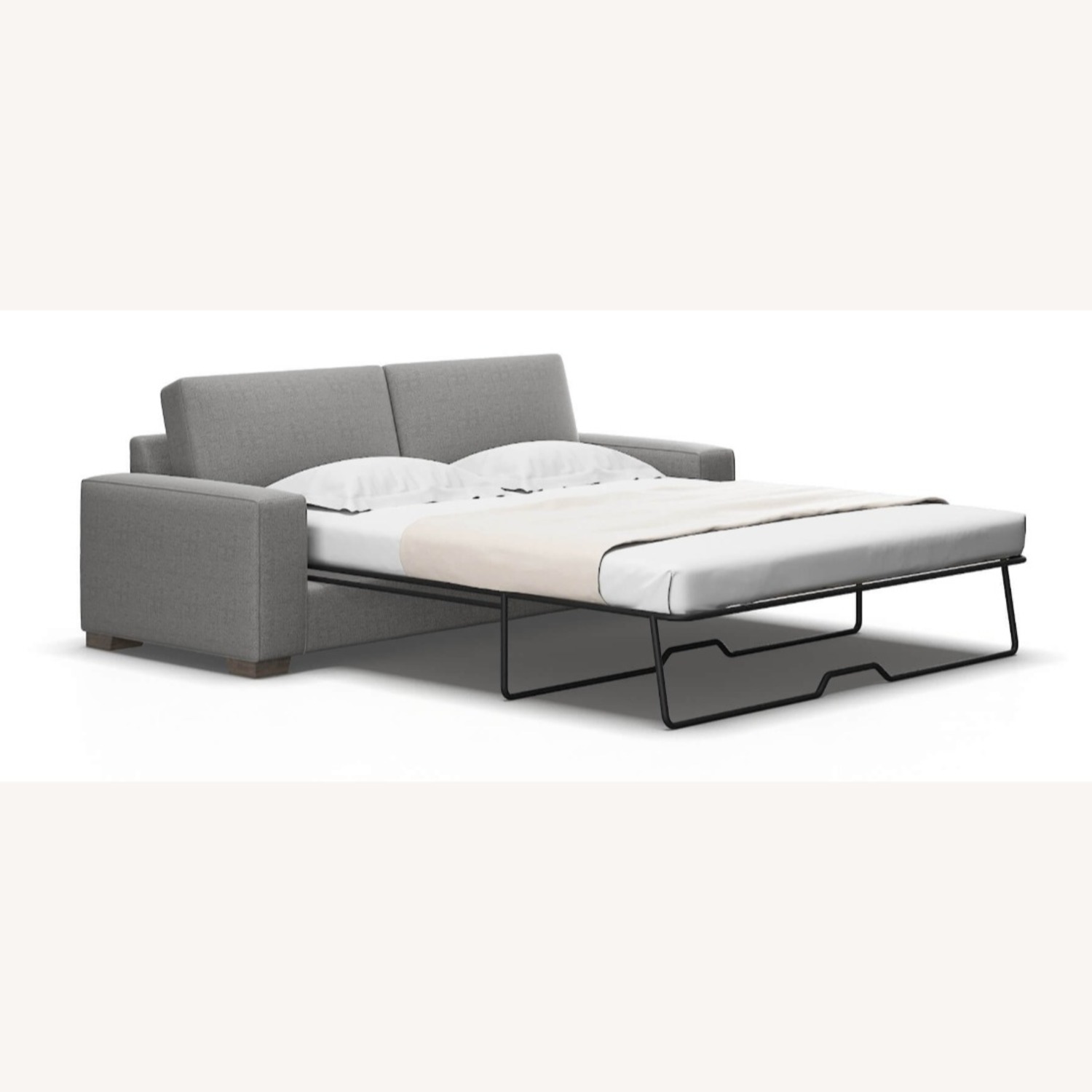 DreamSofa Monaco Gray Queen Sleeper Sofa - image-4