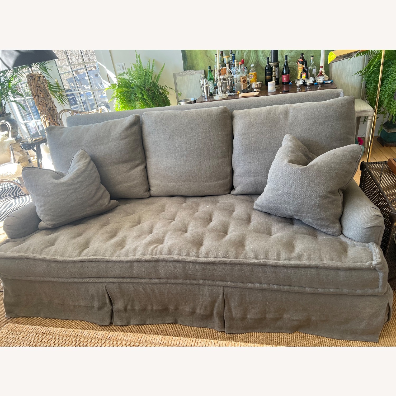 Avery Boardman Belgian Linen Sofa  - image-6