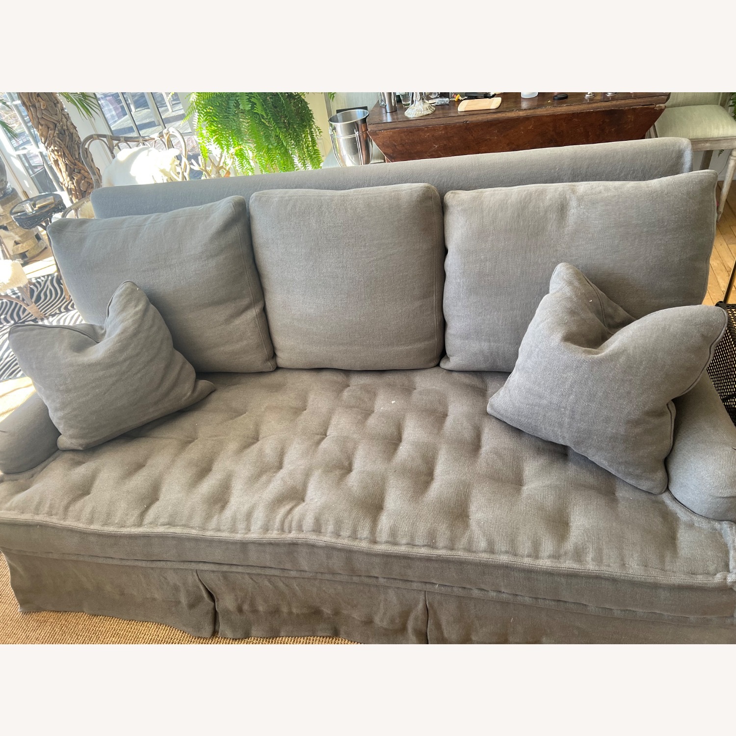 Avery Boardman Belgian Linen Sofa  - image-4
