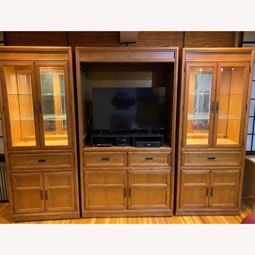Used Stanley Furniture Natural Wall Unit for sale on AptDeco