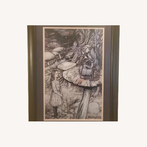 Used Alice in Wonderland Oil Painting for sale on AptDeco