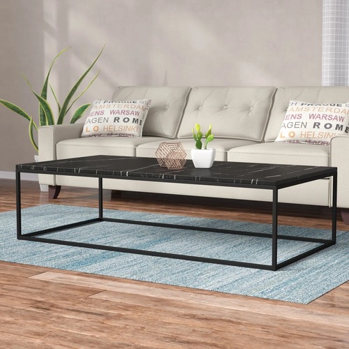 Used Mobital Black Marble Coffee Table for sale on AptDeco