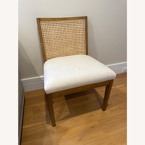 Used Antonia Cane Natural Dining Chair for sale on AptDeco