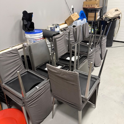 Used Dark Gray Dining Chairs for sale on AptDeco