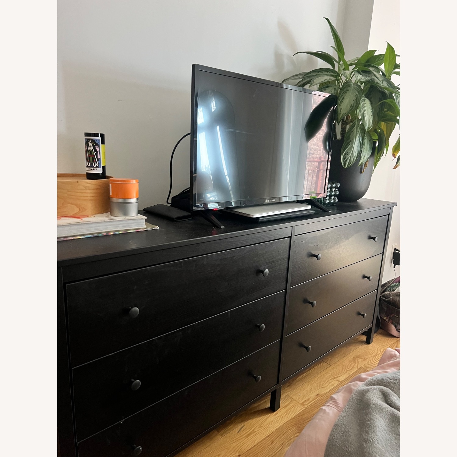 IKEA Black Koppang Chest of 6 Drawers - image-6