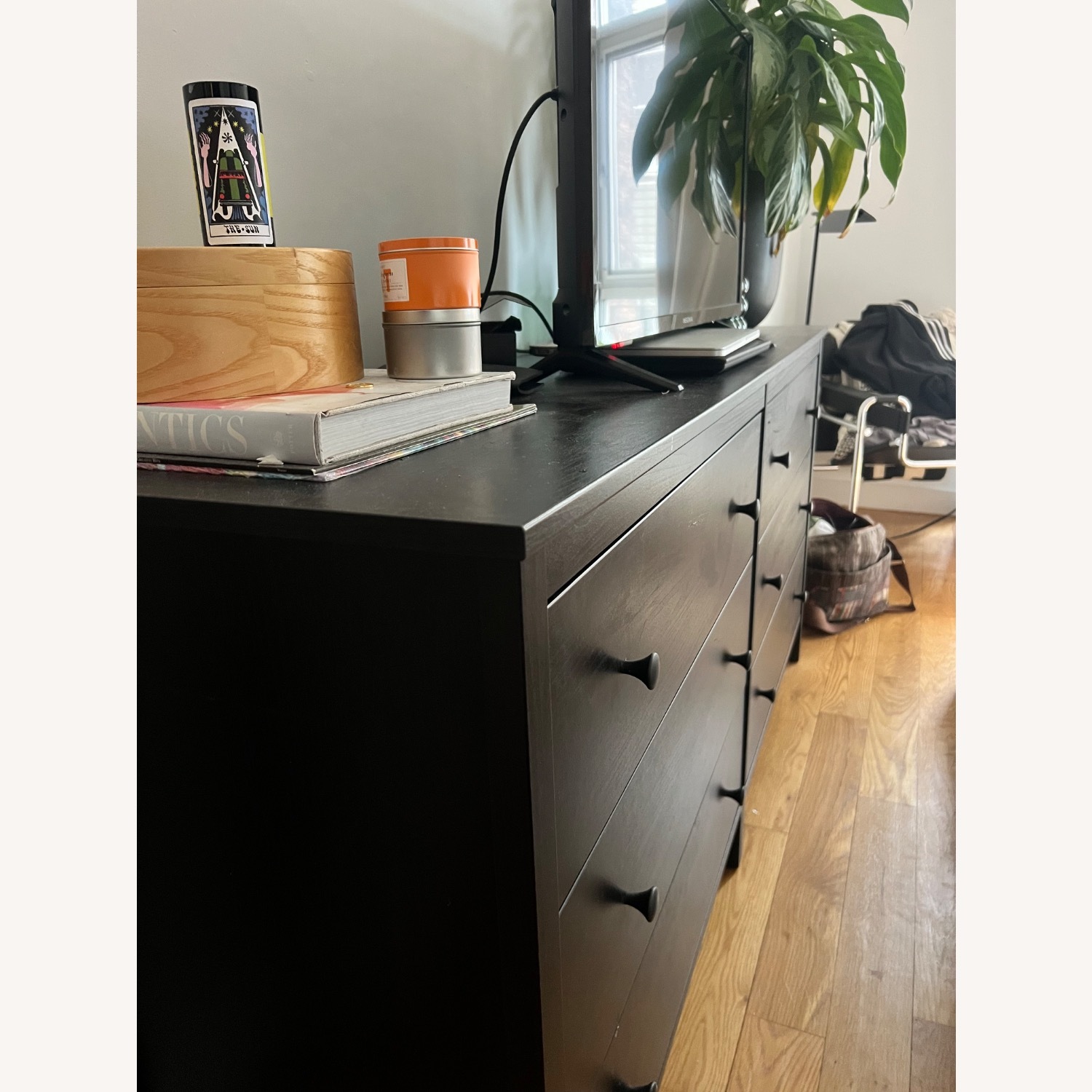IKEA Black Koppang Chest of 6 Drawers - image-5