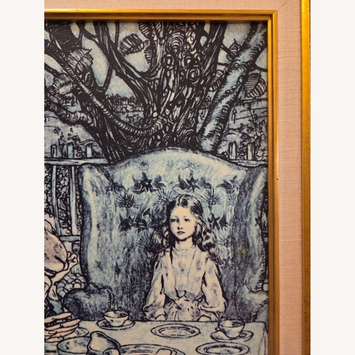 Used Alice in Wonderland Oil Painting for sale on AptDeco