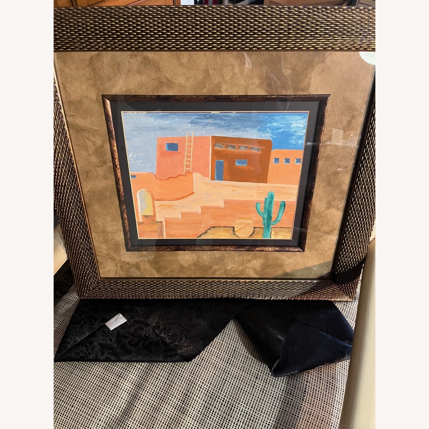 Vintage/Antique Light Brown Wall Art - image-1