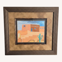 Vintage/Antique Light Brown Wall Art