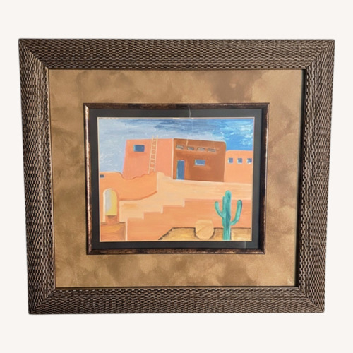 Used Vintage/Antique Light Brown Wall Art for sale on AptDeco