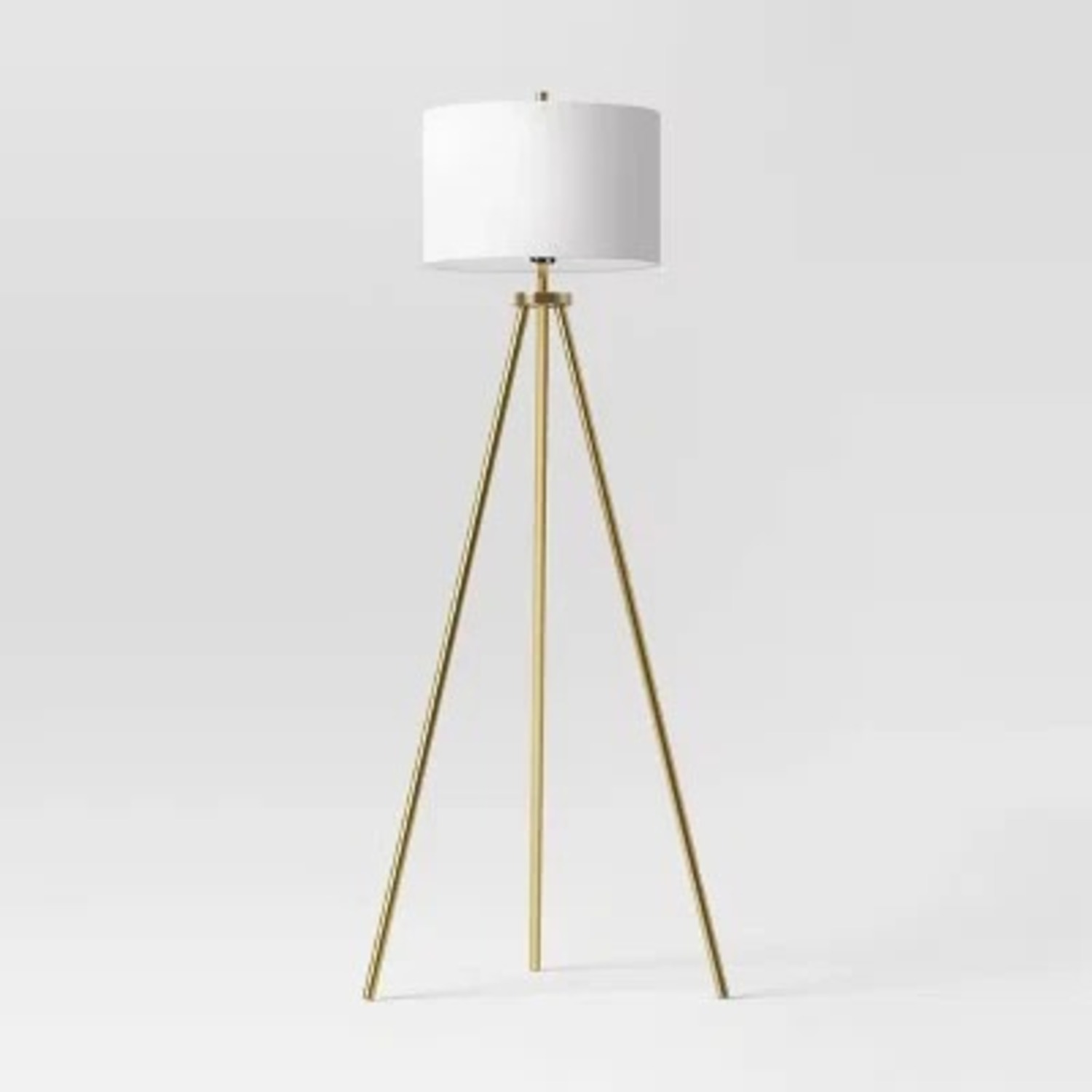 Threshold Faded Brass Tripod Floor Lamp - image-3