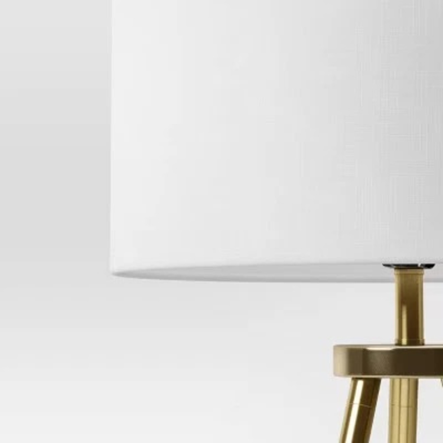 Threshold Faded Brass Tripod Floor Lamp - image-2