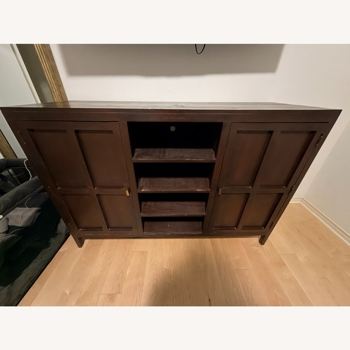 Used Vintage/Antique Finds Dark Brown Media Storage for sale on AptDeco