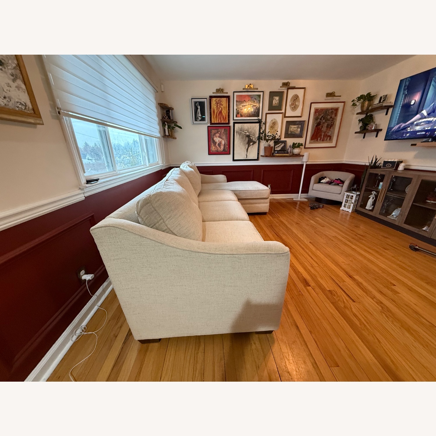 Jennifer Convertibles Sectional Couch  - image-3