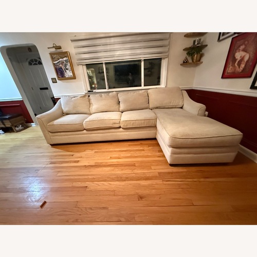 Used Jennifer Convertibles Sectional Couch for sale on AptDeco