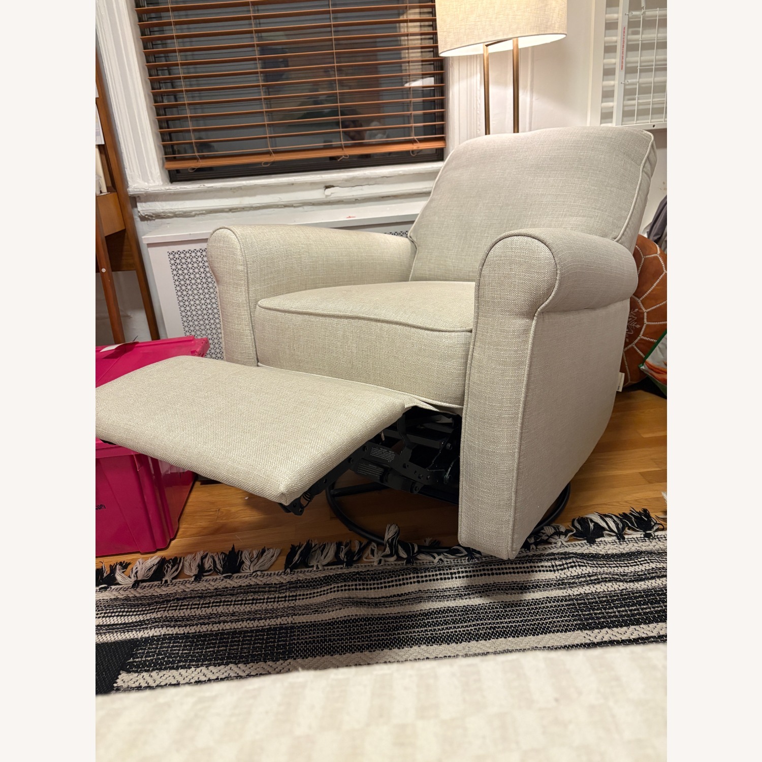 Pottery Barn Kids Natural Fabric Nursing Chair - image-2