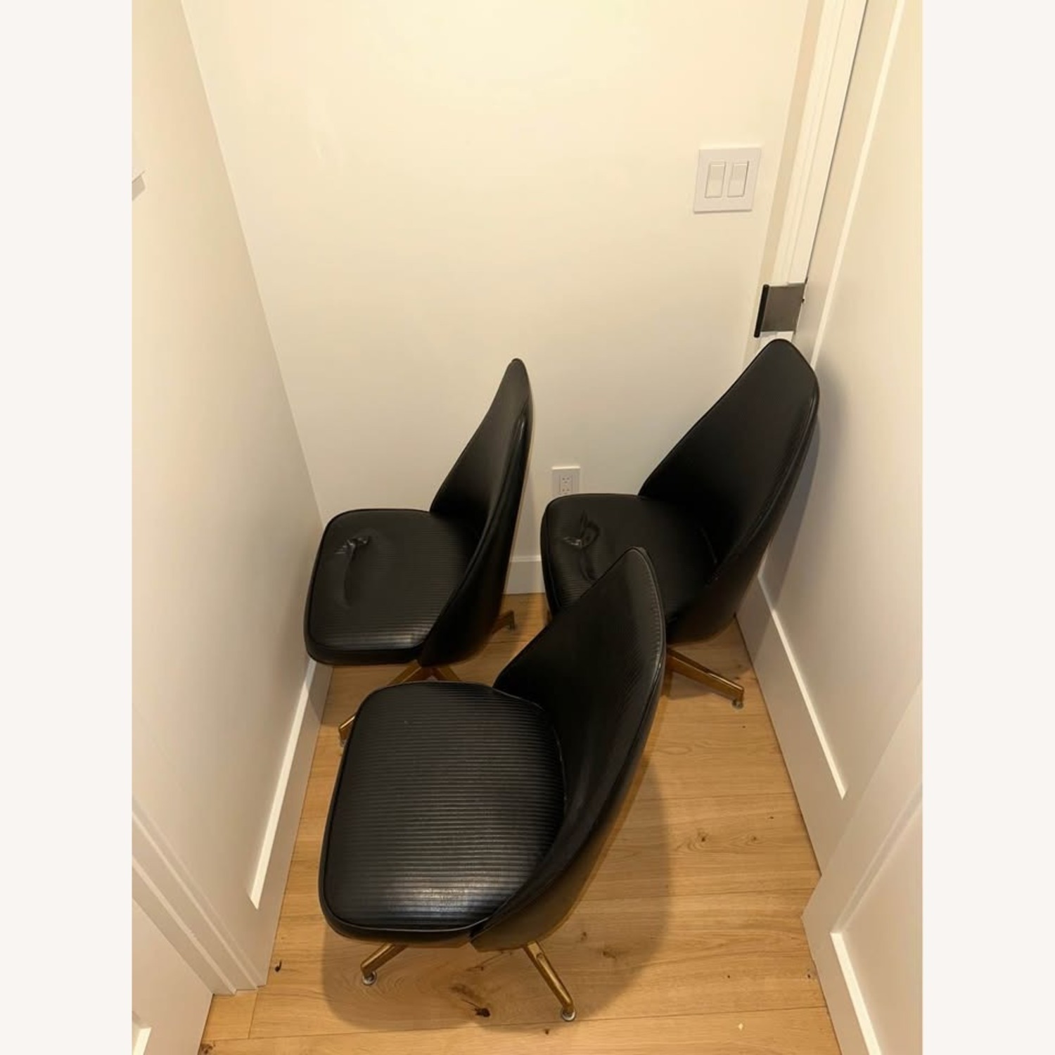 Cal-Style Furniture Black MCM Space Age Chairs - image-3