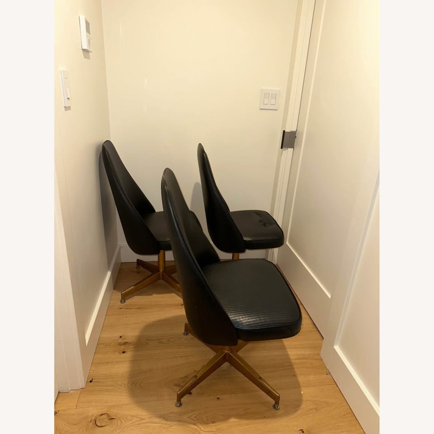 Cal-Style Furniture Black MCM Space Age Chairs - image-2