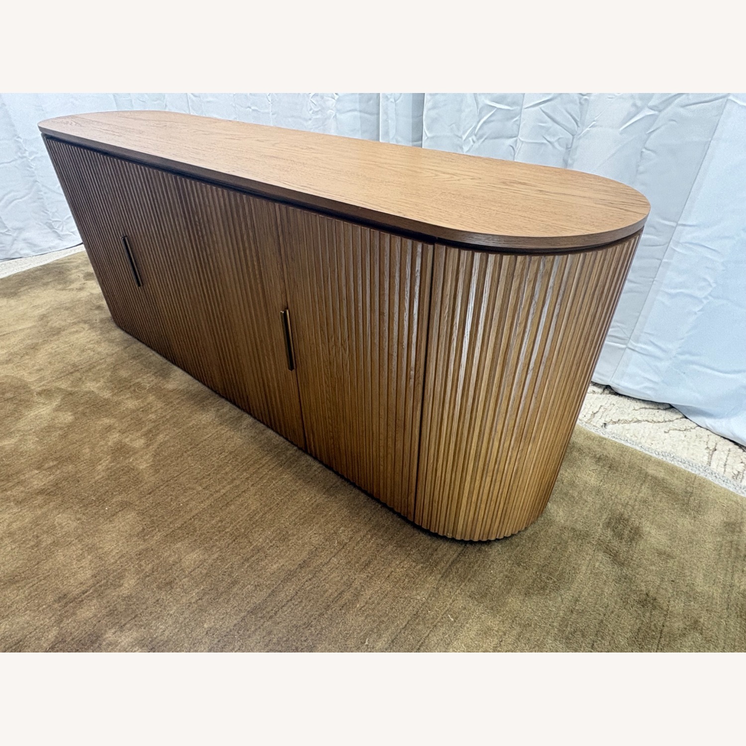 RH Byron 84" Sideboard Natural Oak - image-4