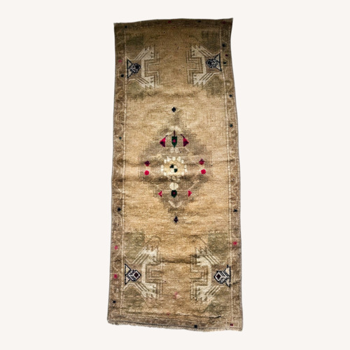 Used Natural Wool Runner Rug 1.5' x 4' for sale on AptDeco