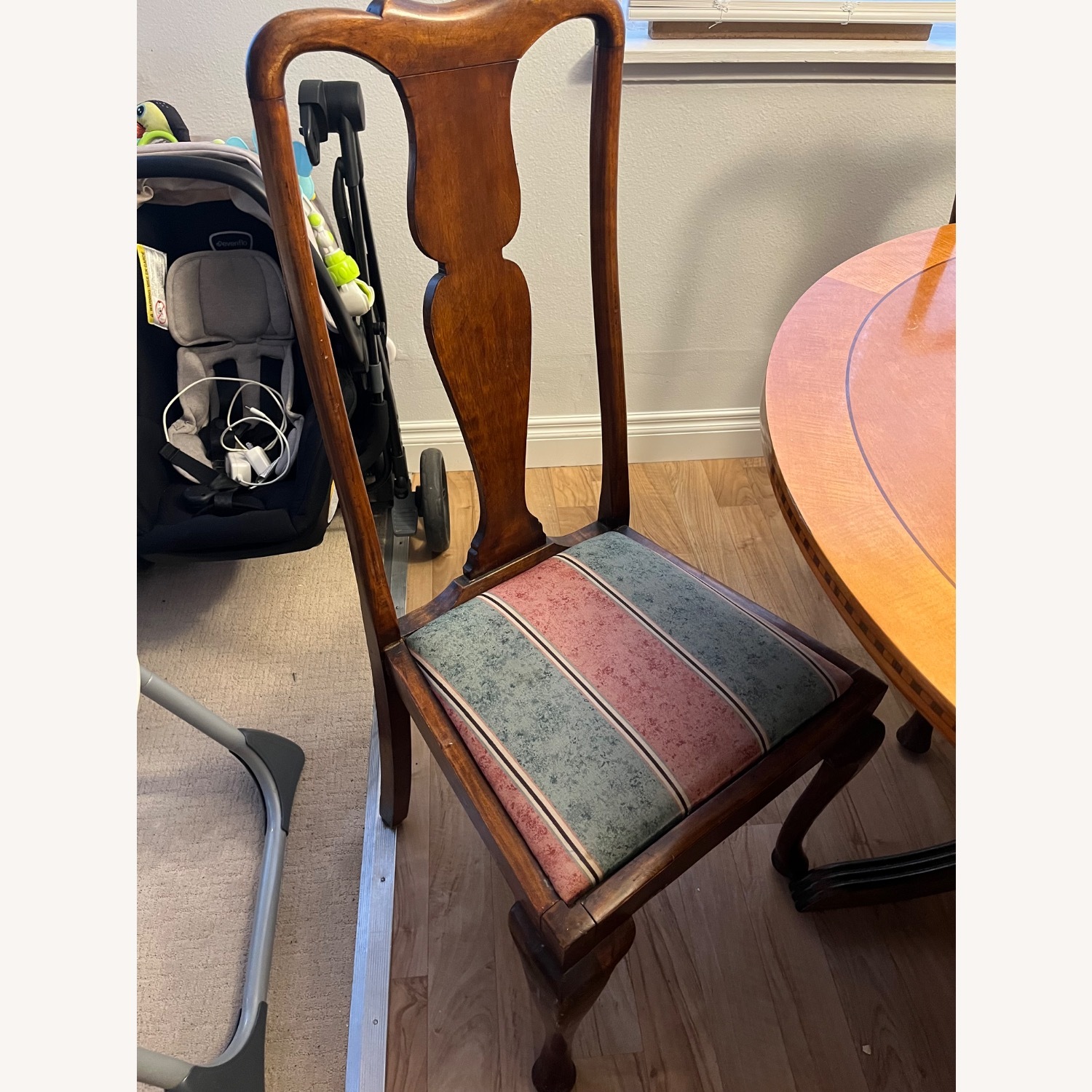 Vintage/Antique Dark Brown Wood Dining Sets - image-4