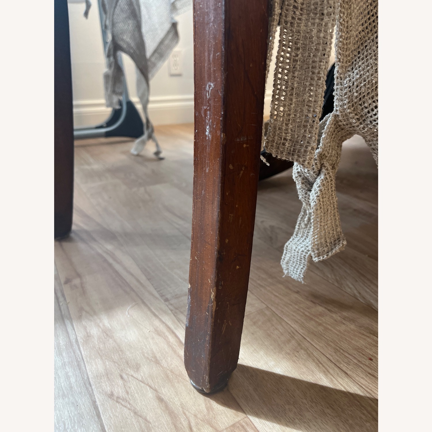 Vintage/Antique Dark Brown Wood Dining Sets - image-1