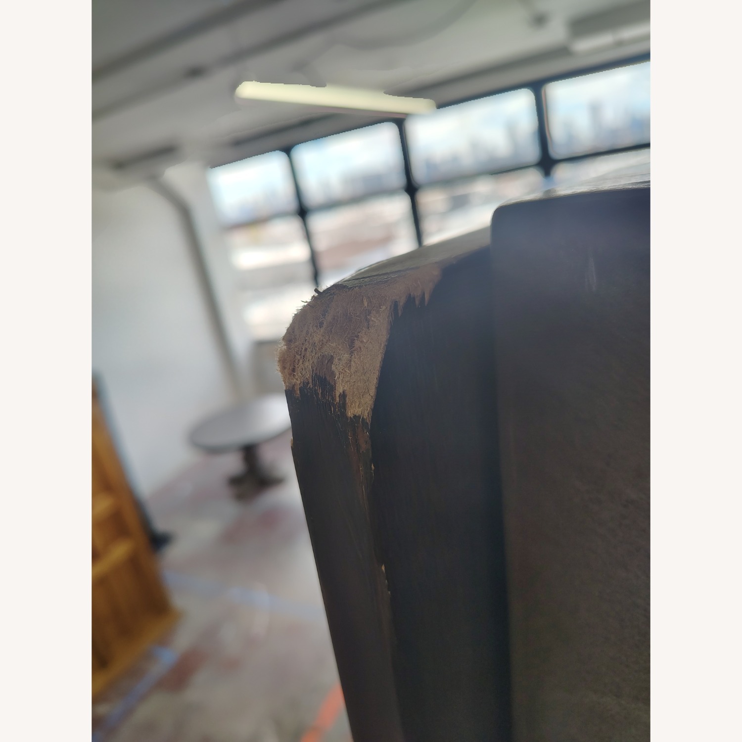 Restoration Hardware Dark Brown Wood Dining Table - image-5