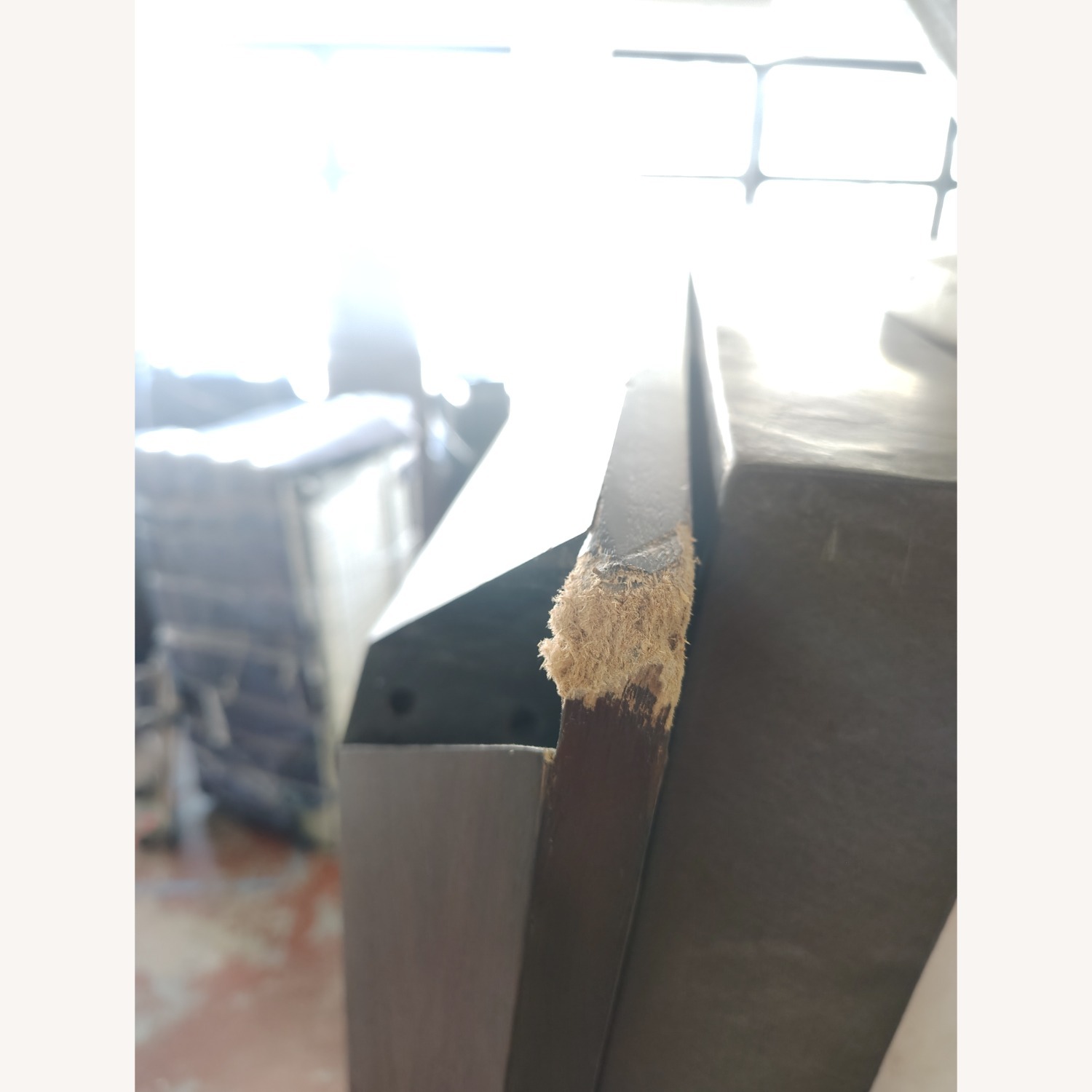 Restoration Hardware Dark Brown Wood Dining Table - image-3