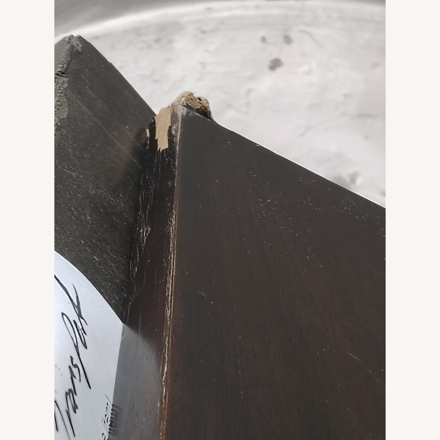 Restoration Hardware Dark Brown Wood Dining Table - image-4