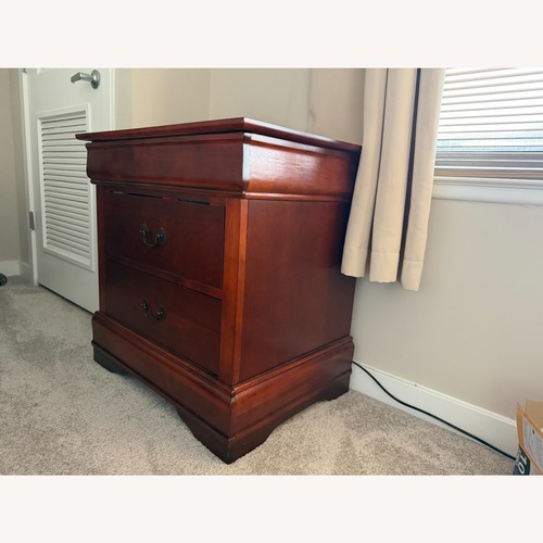 Used Dark Brown Wood Nightstands for sale on AptDeco