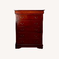 Dark Brown Wood Chest