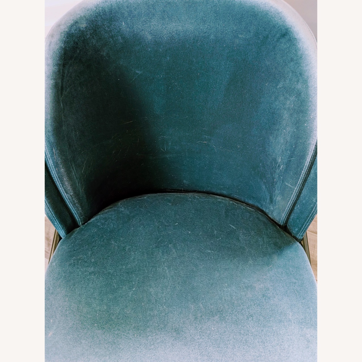 Rove Concepts Angelo Blue Velvet Dining Chairs - image-4