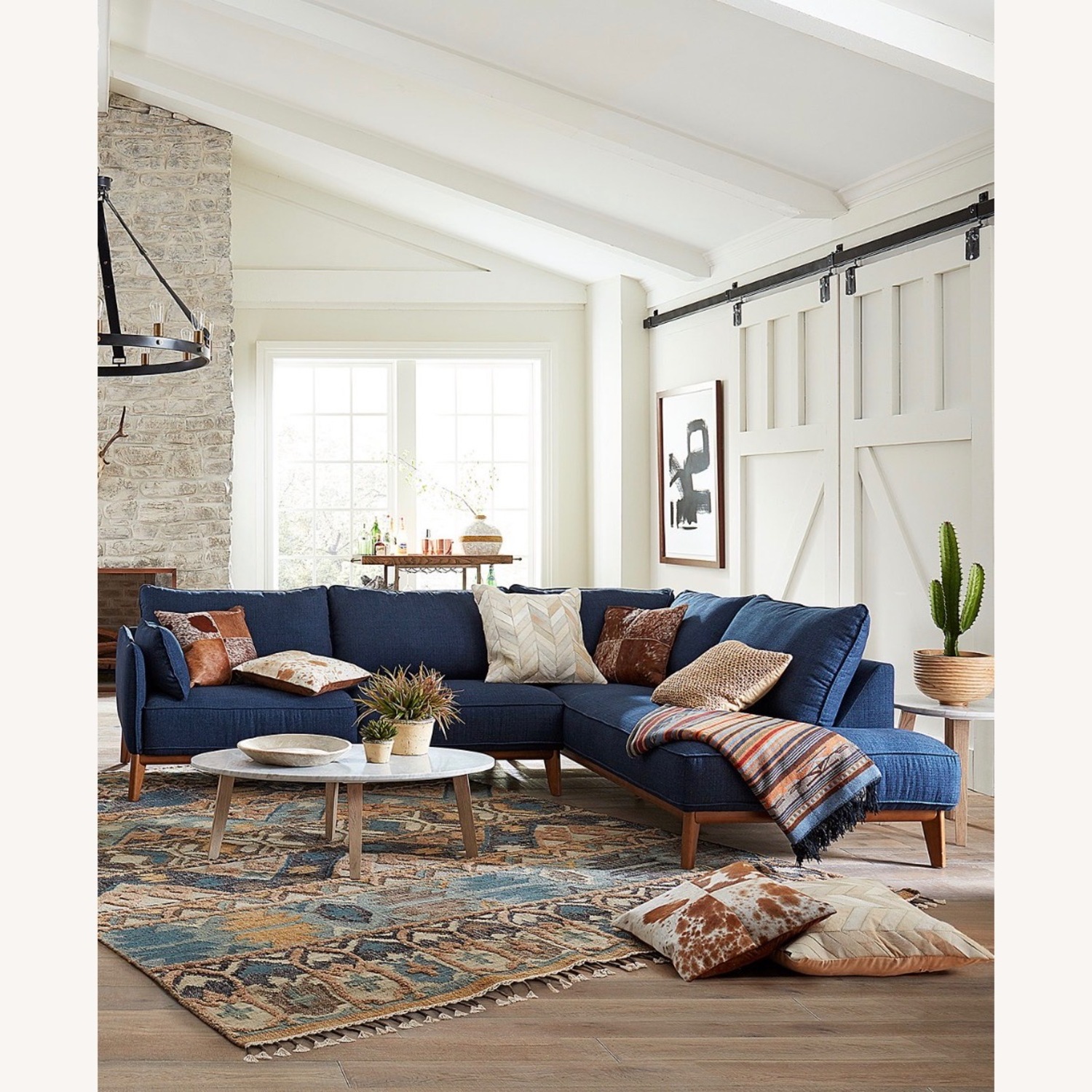 Macy's Jollene 113" 2-Pc. Fabric Sectional - image-2