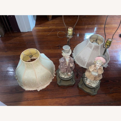 Used Porcelain Figural Lamps for sale on AptDeco