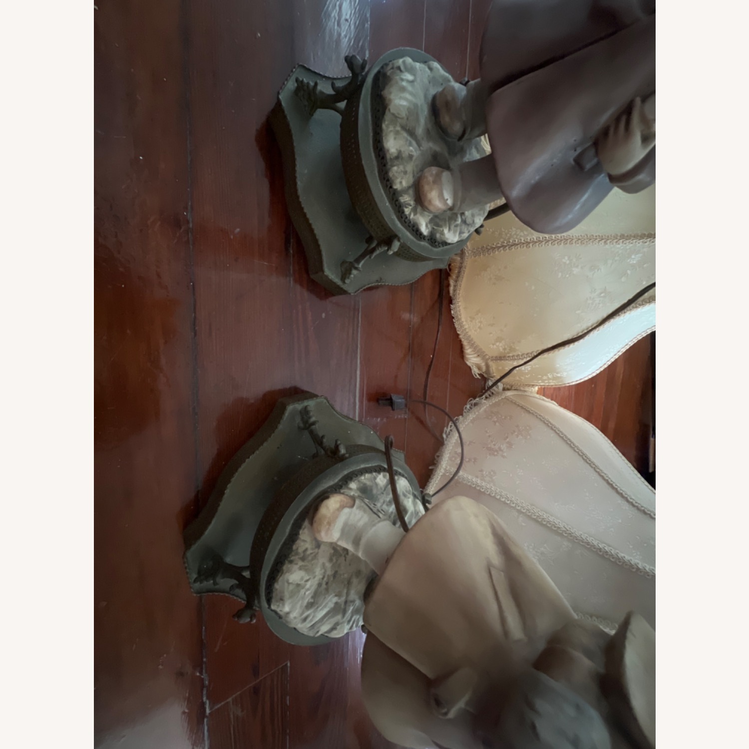 Porcelain Figural Lamps - image-5