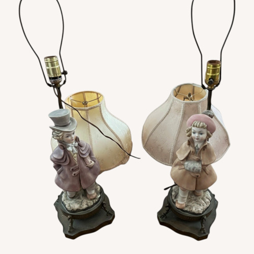 Used Porcelain Figural Lamps for sale on AptDeco