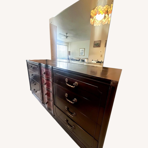 Used Stratford House Furniture Dark Brown Wood Dresser for sale on AptDeco