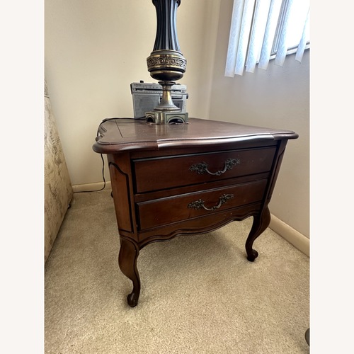 Used Hammary Dark Brown Wood Side Tables for sale on AptDeco