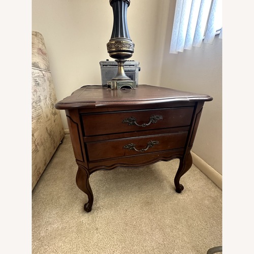 Used Hammary Dark Brown Wood Side Tables for sale on AptDeco