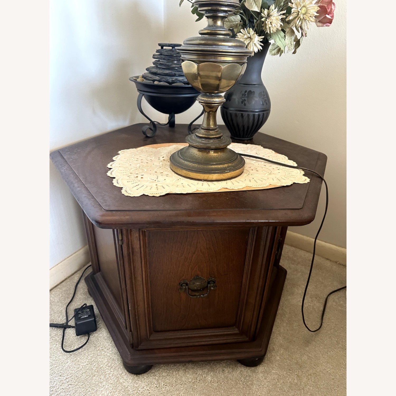 Hammary Dark Brown Wood Side Tables - image-6