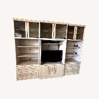 Natural Wood Veneer Media Storage