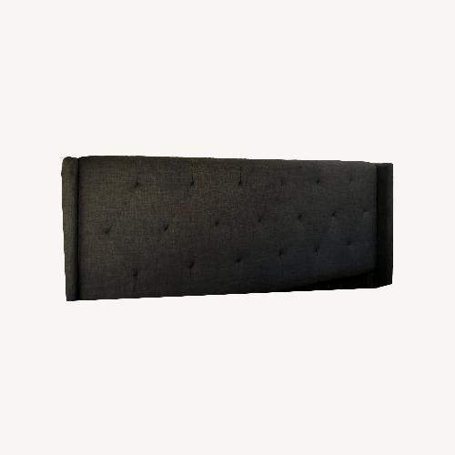 Used Dark Gray Fabric Headboard for sale on AptDeco