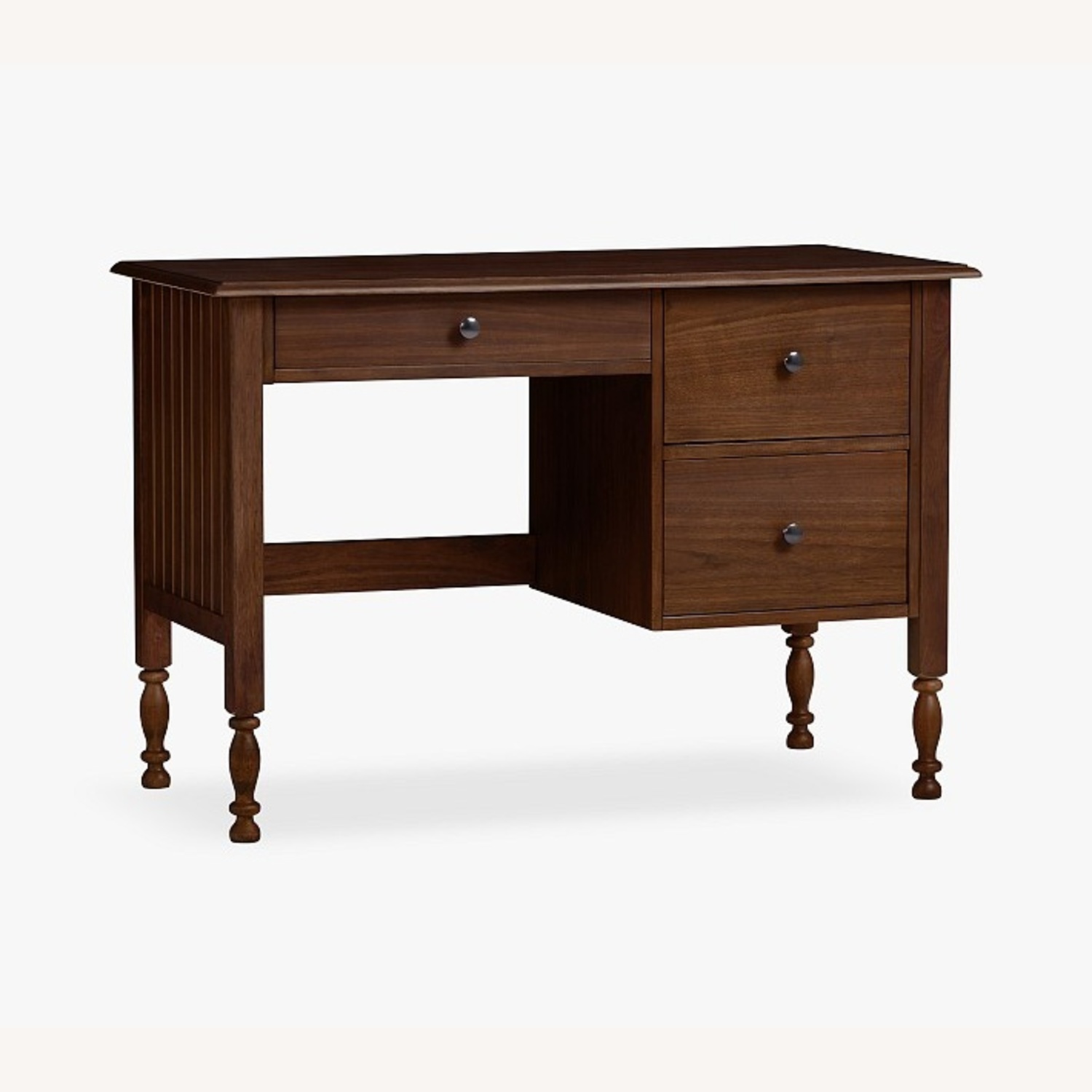 Pottery Barn Kids Dark Brown Wood Desk - image-0