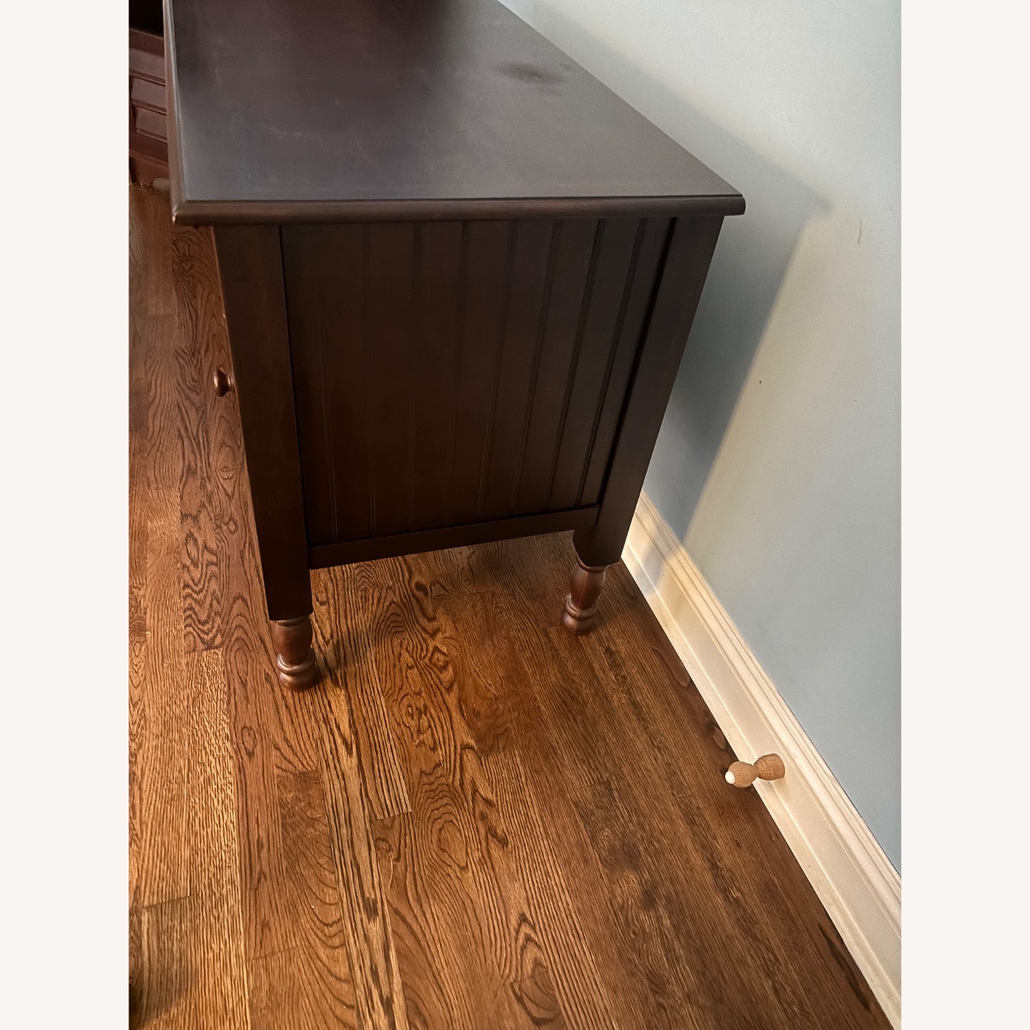 Pottery Barn Kids Dark Brown Wood Desk - image-3