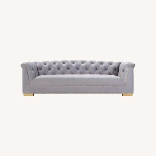 Used TOV Furniture Light Gray 3+ Seater Sofa for sale on AptDeco