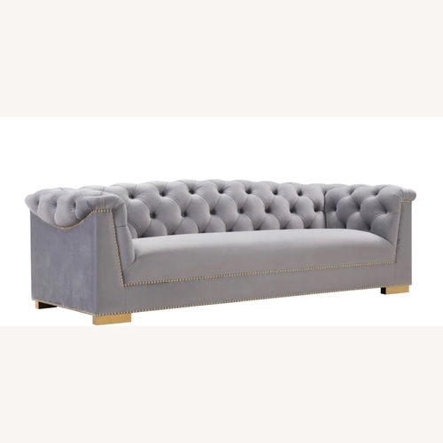 Used TOV Furniture Light Gray 3+ Seater Sofa for sale on AptDeco