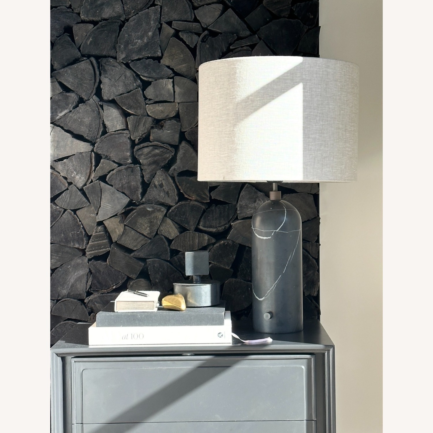 Gubi Gravity Lamp Black Marble Table Lamps - image-3